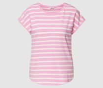 T-Shirt mit Streifenmuster Modell 'BYPAMILA'
