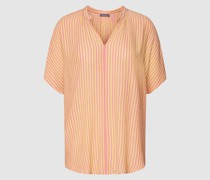 Bluse mit Streifenmuster