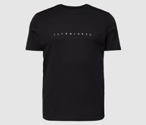 PLUS SIZE T-Shirt mit Label-Print Modell 'ESTAR'