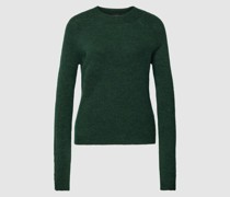 Strickpullover mit Rundhalsausschnitt Modell 'JULIANA'