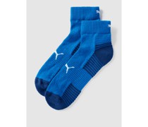 Socken mit eingewebten Label-Details im 2er-Pack Modell 'Sport'