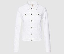 Jeansjacke mit Label-Details Modell 'Erna'