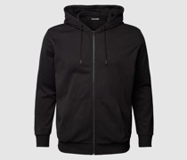 PLUS SIZE Sweatjacke mit Kapuze Modell 'BASIC'