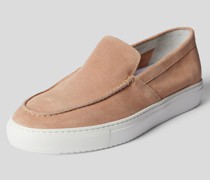 Loafer aus Veloursleder
