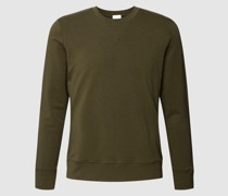 Sweatshirt mit Rundhalsausschnitt Modell 'ENJOY'