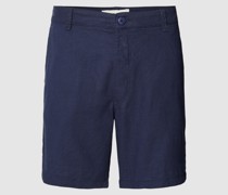 Leinenshorts mit Gesäßtaschen Modell 'DAURELIUS'