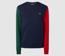 Classic Fit Sweatshirt im dreifarbigen Design