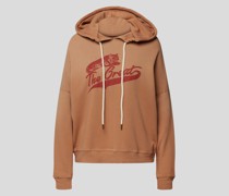 Hoodie mit Label-Print