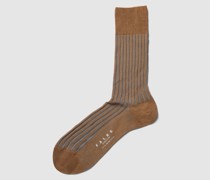 Socken mit elastischem Rippenbündchen Modell 'SHADOW'