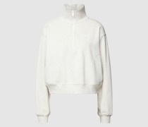 Sweatshirt mit Label-Stitching