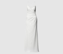 Brautkleid in Wickel-Optik
