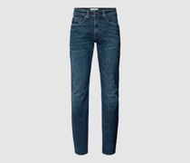 Slim Fit Jeans mit Kontrastnähten Modell 'CHRIS'