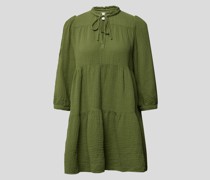 Minikleid mit Strukturmuster
