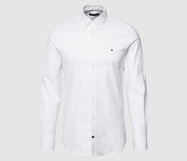 Business-Hemd mit Label-Stitching Modell 'FLEX'
