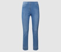 Slim Fit Jeans mit angedeuteten Eingrifftaschen Modell 'IGOR'