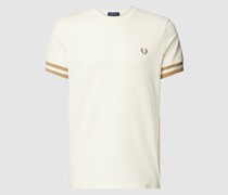 T-Shirt mit Label-Stitching