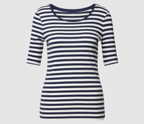 T-Shirt mit Streifenmuster Modell 'Mila'