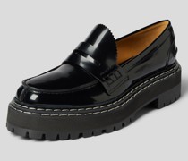 Penny-Loafer mit Plateausohle