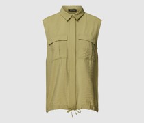 Bluse mit Brusttaschen