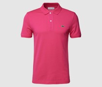 Poloshirt mit Logo-Stitching
