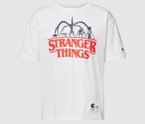 T-Shirt mit Print - Champion x Stranger Things