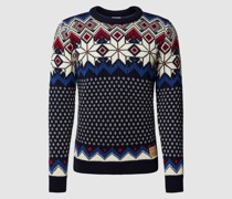 Strickpullover mit Allover-Muster Modell 'VEGARD'