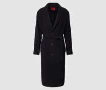 Kurzmantel mit Bindegürtel Modell 'Marwan'