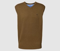 Pullunder mit Label-Stitching