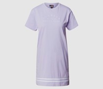 Shirtkleid mit Label-Stitching