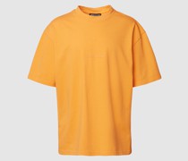 Oversized T-Shirt aus Baumwolle mit Label-Detail Modell 'Colne'