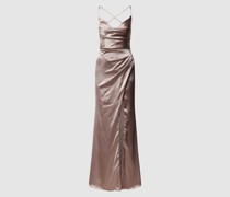 Abendkleid mit Wasserfall-Ausschnitt