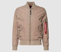 Bomberjacke mit Stehkragen