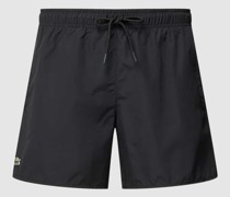 Badehose mit Label-Patch