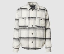 Hemdjacke mit Tartan-Karo