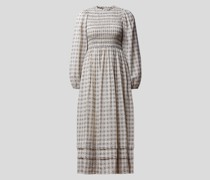 Midikleid mit Karomuster