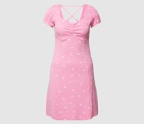 Minikleid mit Allover-Muster