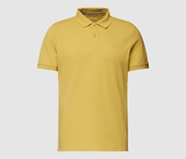 Poloshirt mit Label-Stitching