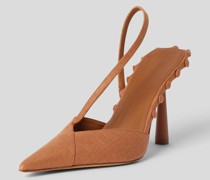 Pumps mit Zierbesatz