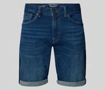 Regular Fit Jeansshorts im 5-Pocket-Design Modell 'NIGHTFLIGHT'