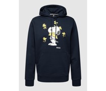 Hoodie mit Peanuts®-Print Modell 'Sully'