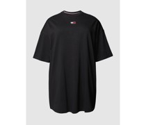 PLUS SIZE T-Shirt-Kleid mit Label-Patch