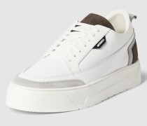 Sneaker mit Kontrastbesatz Modell 'FLINT'