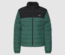 Steppjacke mit Label-Stitching Modell 'BLOUSON'