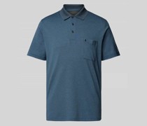 Regular Fit Poloshirt mit Allover-Muster