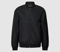 Relaxed Fit Bomberjacke mit Label-Patch