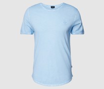 Herren T-Shirt mit Label-Stitching Modell 'Clark'