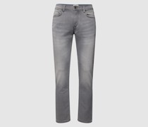 Tapered Fit Jeans mit Stretch-Anteil Modell 'DON'