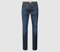 Slim Fit Jeans mit Kontrastnähten Modell 'CHRIS'
