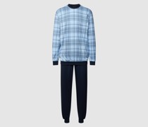 Pyjama mit Tartan-Karo
