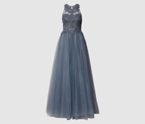Abendkleid mit Glitter-Effekt